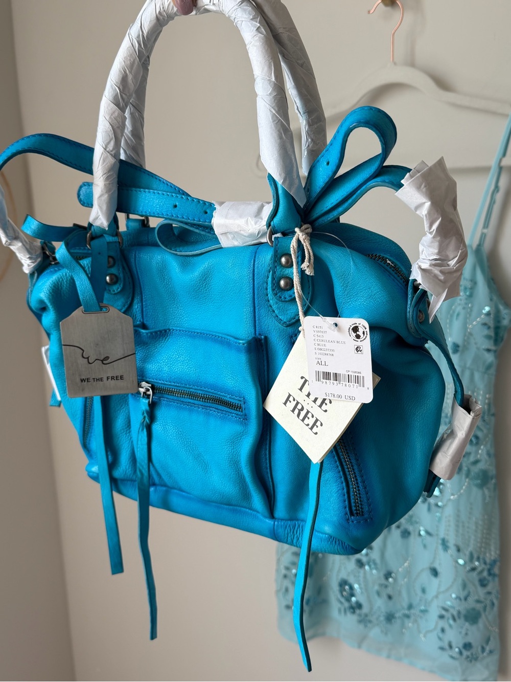 We the free baby emerson cerulean blue tote Bag